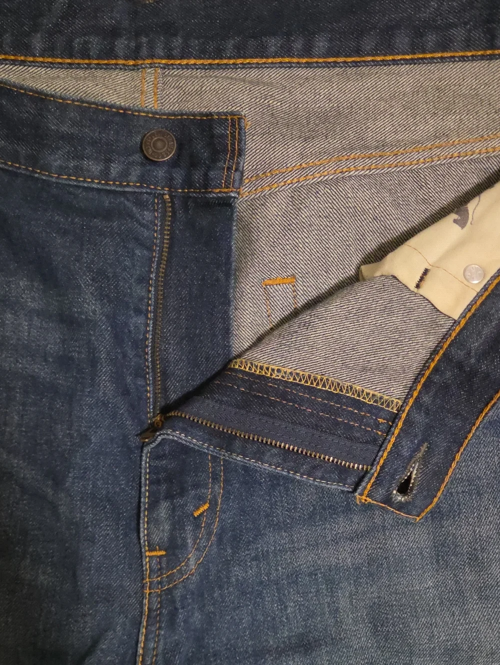Levi's Dark Blue Denim Jean Shorts